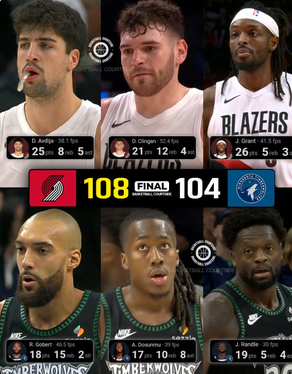 克林根完胜戈贝尔开拓者登顶西部第八